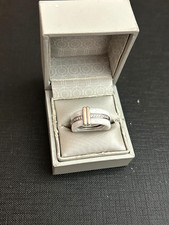 Bague en céramique et argent