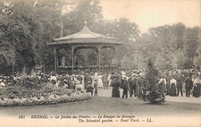 ....CPA/DEP 35/RENNES LES JARDINS DES PLANTES LE KIOSQUE DE MUSIQUE 