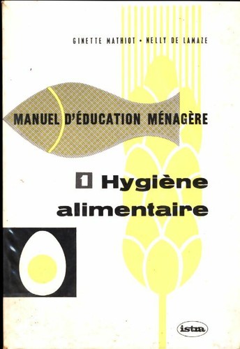 Manuel éducation ménagère - d'éducation,