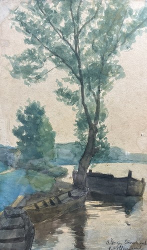 Paysage post impressionniste - paysage, post-impressionniste
