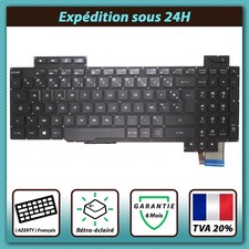CLAVIER FRANÇAIS AZERTY POUR ASUS ROG STRIX SCAR GL703VD / GL703VM + rétro