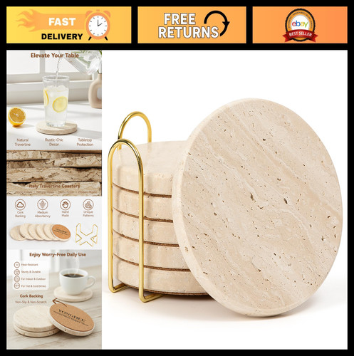 Set rustic travertine - of,