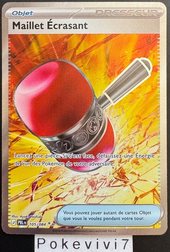 Carte pokemon maillet ecrasant - carte,