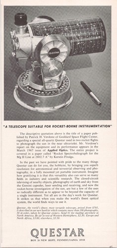 Questar telescope vintage - questar, ad