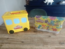 Bus Jaune  De Transport Play Doh + 8 Pots De Pate A Modeler Neuf