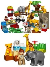 Lego Duplo 2 lots 5634 + 4962 le GRAND zoo + les bébés animaux du zoo complets