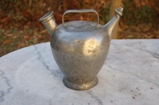 Ancien cantir gargoulette étain MOLO Frères Perpignan signé