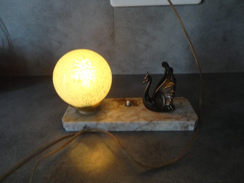 Lampe table bureau marbre