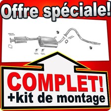 Ligne pot d'échappement pour