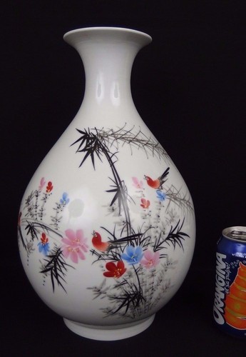 Ancien vase porcelaine de - en,