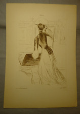 Paul César Helleu, pointe sèche , l'Art Décoratif, vers 1900 !!