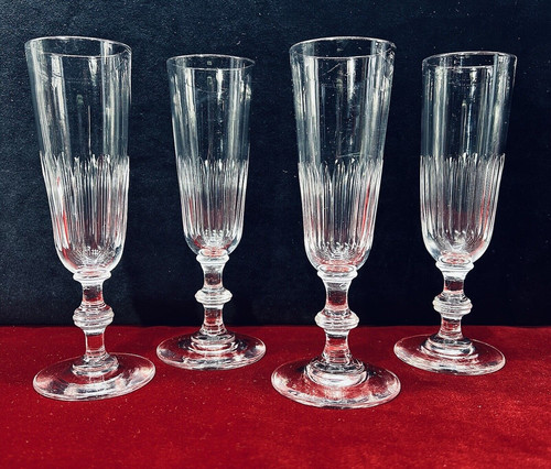 Baccarat champagne flutes - flutes, 4