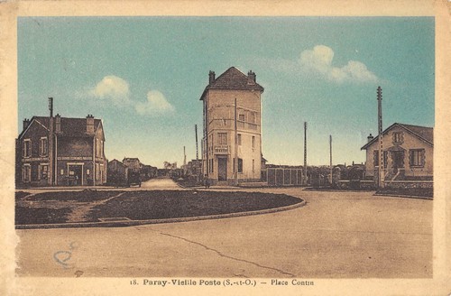 Cpa paray vieille - 91, poste