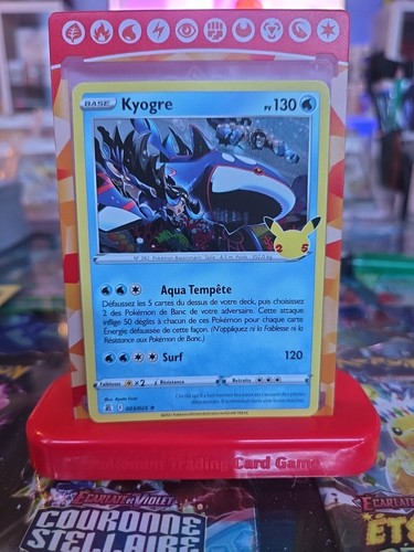 Carte pokémon holo kyogre - carte,