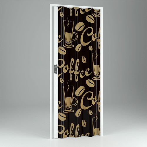 Porte accordèon impression - porte,