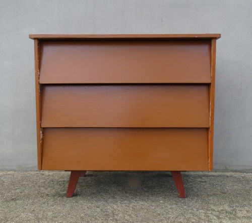 Ancienne commode bois pieds - bois,