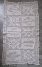 NAPPERON CENTRE DE TABLE ECRU