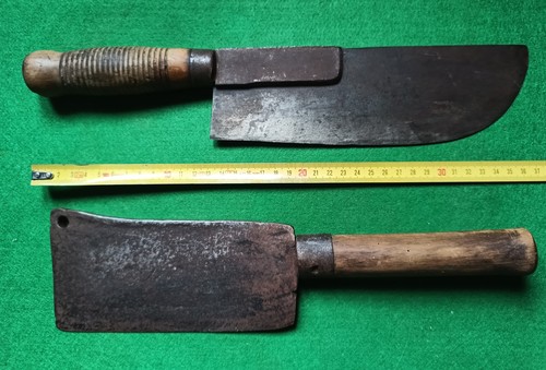 Ancienne feuille couperet - , &