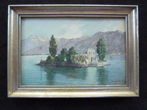 Erich kux 1882 1977 vue - vue, lac