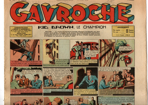 Gavroche hebdomadaire - gavroche,