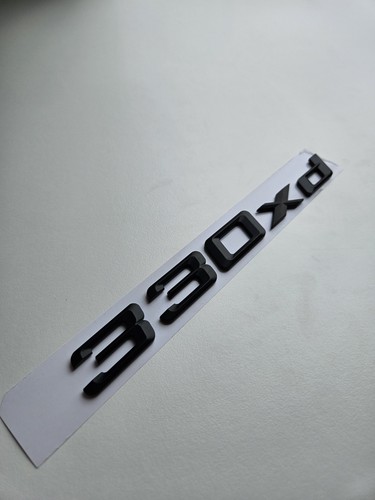 330xd emblem matte black - 330xd,