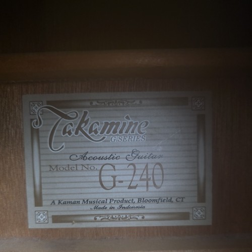 Takamine g240 acoustic guitar - takamine,