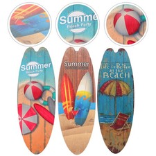  3 Pcs Déco Murale Plage Planche De Surf Décoration Décorations Fête Thème