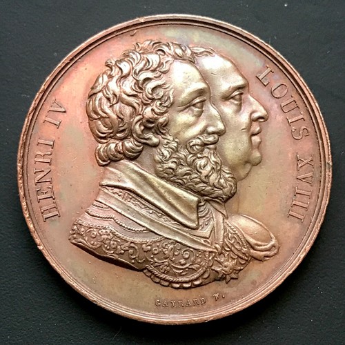 Médaille henri louis - iv,