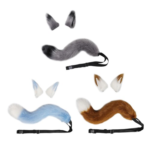 Fox wolf ears - wolf, set