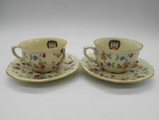 SUPERBE PAIRE DE TASSE & SOUS