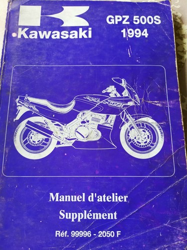 Manuel atelier kawasaki - manuel, d'atelier