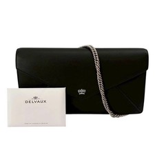 Sac DELVAUX 2WAY, Noir, Bleu