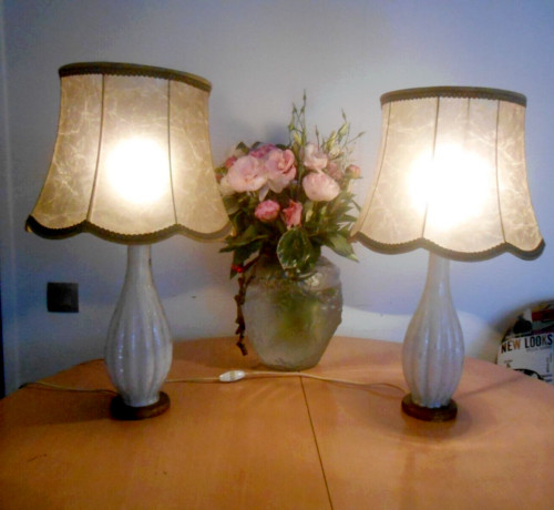 Paire lampes vintage murano - paire, de