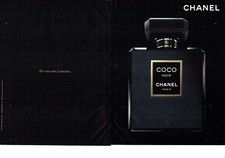 Publicité Advertising 127  2012   parfum  Coco Noir Chanel  (2 pages)