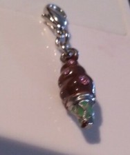 CHARMS NEUF "Cornet de Glace" Violet & Bleu Ciel