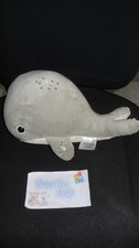 doudou peluche baleine grise beige étoiles OSTARIA Les Minis - état NEUF -
