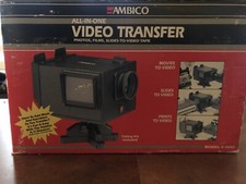 Vintage AMBICO All-in-One Video Transfer Photos Films Slides to Video Mod V-0652