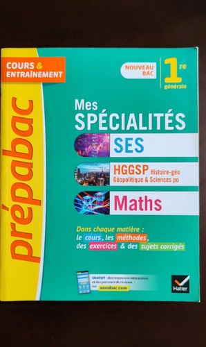 Prépabac 1re générale - prÉpabac,