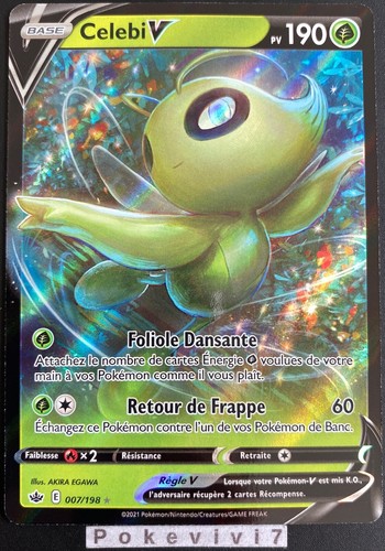 Carte pokemon celebi 007 198 - carte, v