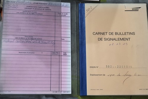 Sncf carnet bord - -, de