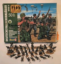 Boîte Soldats Revell,ref 02500, Germany Paratroopers WW2,Figurines 1/72