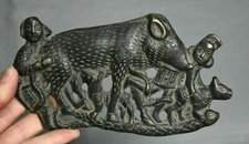 6.8" Rare China Chinese Bronze