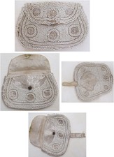 Ancienne bourse Petit sac perlé aumônière ART DECO vers 1925 bag