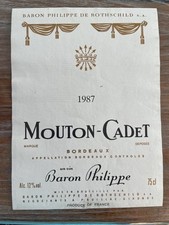Étiquette Château Mouton