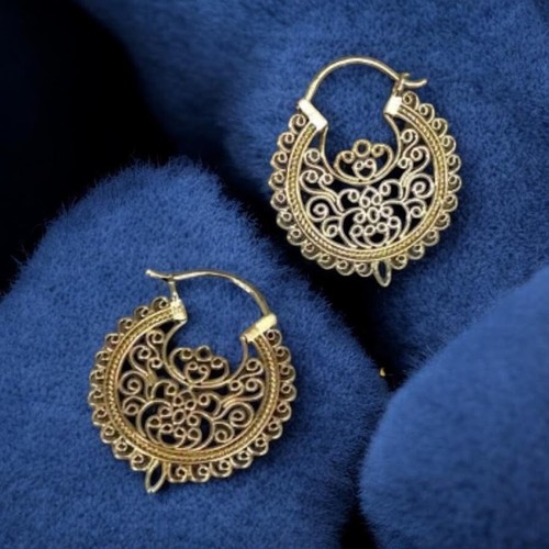 Boucles oreilles créoles - d'oreilles,