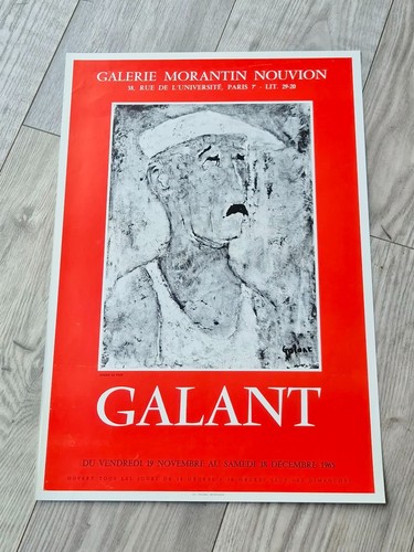 Affiche originale rene galant - originale,