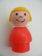 Vintage fisher price little people Play Family personnage figure plastic