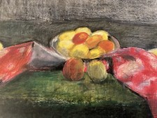 Belle Peinture 1960 Gouache