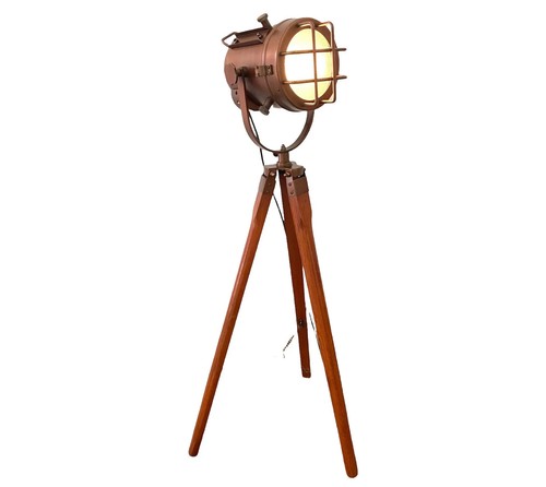 Projecteur trépied bois - en,