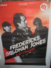 Rare Affiche Frederiks Goldman Jones En Concert 1990